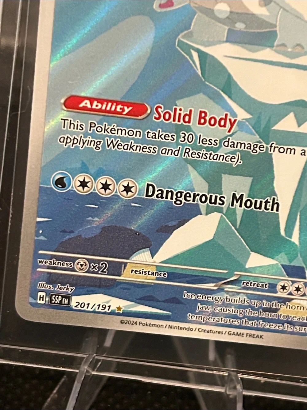 Pokemon Cetitan 201/191 Illustration Rare Holo from Surging Sparks‎ Set M/NM